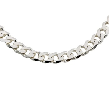 Silver 20 inch curb Chain